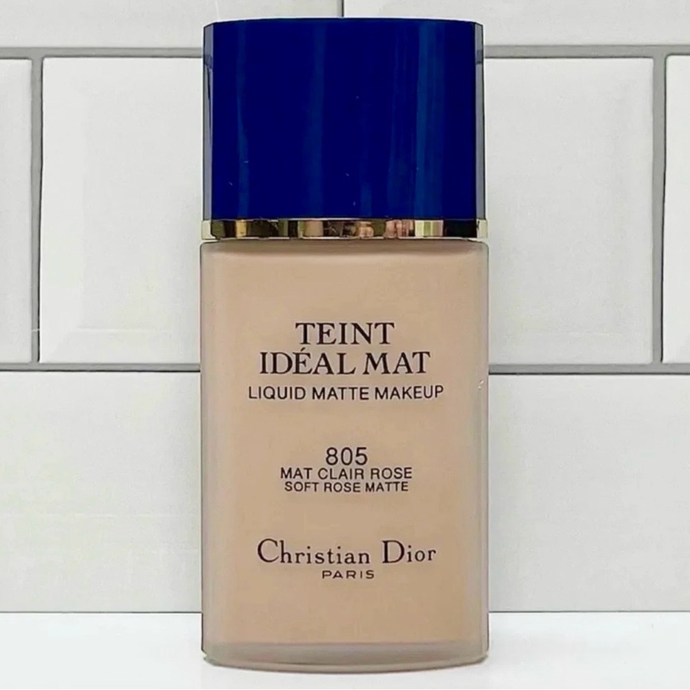 Dior 805 Soft Rose Matte Teint Ideale Mat Liquid Matte Makeup